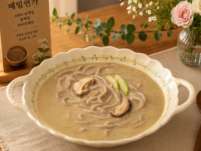 순메밀 들깨칼국수