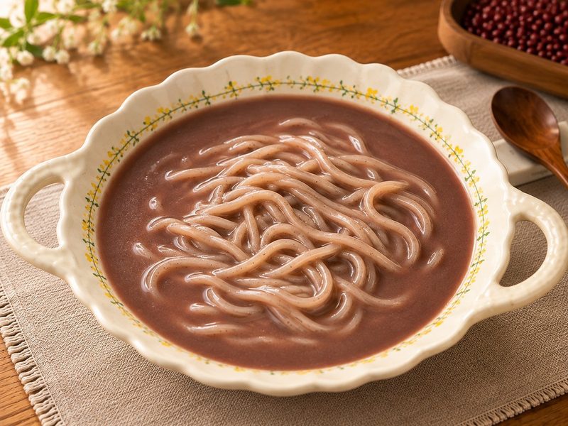 순메밀 팥칼국수